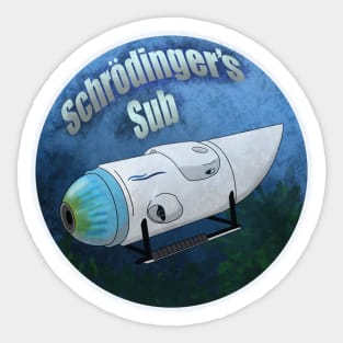 Schrödinger’s submarine Sticker